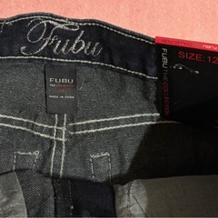 FUBU デニムパンツ　ハーフパンツ　の画像