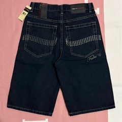 FUBU デニムパンツ　ハーフパンツ　の画像