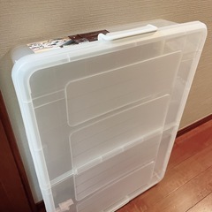 ニトリ　キャスター付きベット下収納