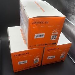 【070】新品3台セット 2.4GHz 8倍ハイブリッドズーム追跡&超広角Wi-Fi 野外セキュリティカメラ〈充電バッテリー内臓〉& ソーラーパネルセットの画像