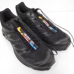 美品！Salomon サロモン メンズスニーカー XT-6 410866 ブラック size:27cm囗T巛の画像