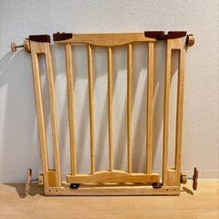 木製のびのびベビーゲート　突っ張り式　安全柵　　　　