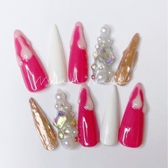 ネイルチップ ロング