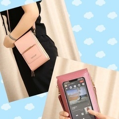 新品　未使用品　ENDAYCON スマホショルダーバッグの画像