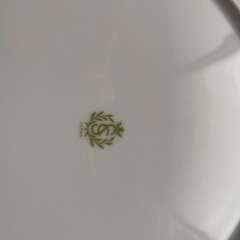 花柄のお皿の画像