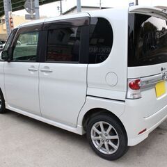 愛知より出品!車検満タン! 平成22年 タントカスタム 　 左パワスラ ナビ テレビ スマホ接続可の画像