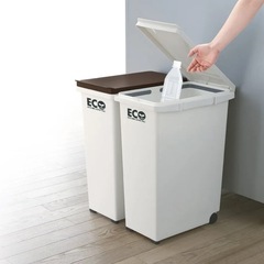 【無料】アスベル キッチンジョイント分別ゴミ箱20L 2個セットの画像