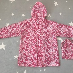 ミニーちゃん　レインコート　110-120cmの画像