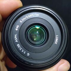 極上品　LUMIX G 20mm/F1.7 ASPH. H-H020