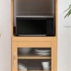 食器棚 美品　レンジラック 幅 45 H156 キッチン 収納 の画像