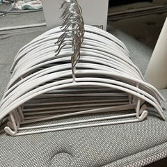 滑りにくいハンガー 白 31本の画像