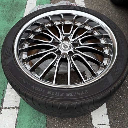 WORK 19インチ　8.5j9.5jバリ山