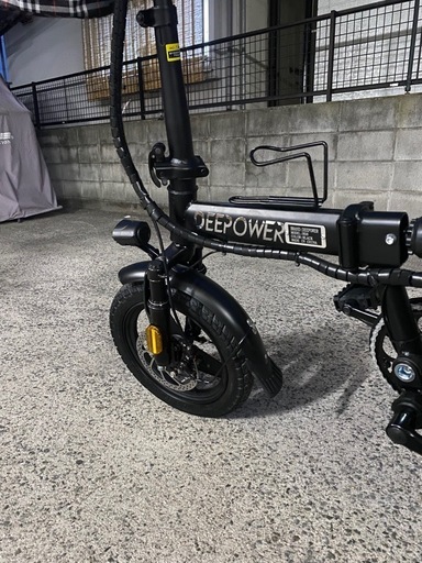 DEEPPOWER 電動アシスト自転車 ブラック DEEPPOWER 電動アシスト自転車 ブラック