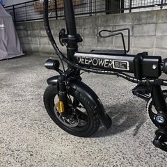 DEEPPOWER 折りたたみ電動自転車 ブラック DEEPOWER EP-2 折りたたみ電動自転車 取扱説明書
