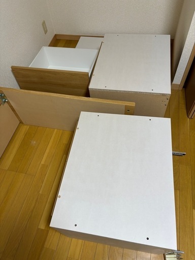 ニトリ　シングルベッド　収納たくさん