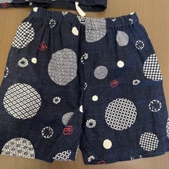 95サイズ　甚平　子ども服の画像