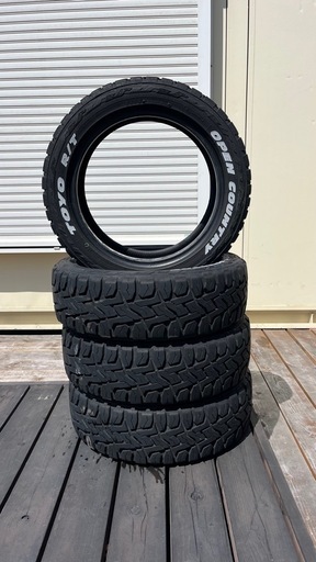 トーヨー　オープンカントリー　R/T 165/60r15 77Q 2020年製　4本　中古　TOYO OPEN COUNTRY 