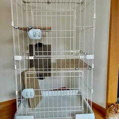 【平日対応可】アイリスオーヤマ キャットケージ他セット