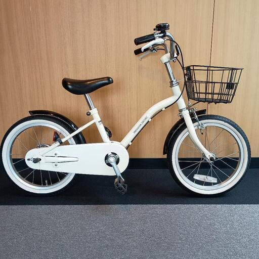未使用 16インチキッズバイク 16型子供用自転車 ピンク 籐風