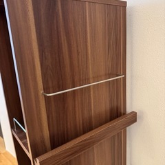 パール金属　N-8616 マガジンラック(ブラウン)の画像