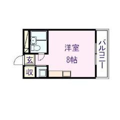 1ワンルーム ☆5/13 プロフ必読☆審査 初期費用 保証人無で...