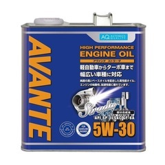 エンジンオイル  AVANTE   5w-30  SP規格  3L缶  新品未使用未開封品！！
の画像