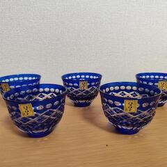 田島硝子 江戸切子 5個セット