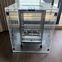 鳥　インコ　　アクリルケース　鳥籠の画像