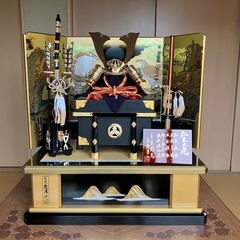 【中古】五月人形や鯉の滝のぼりセット