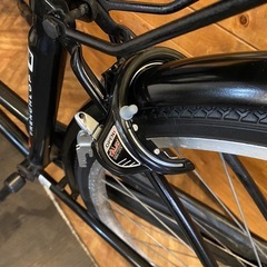 【防犯登録無料！】26インチ自転車　ブラックの画像