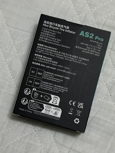 CYCPLUS AS2 Pro 新品未使用 携帯ポンプ 空気圧表示あり (gino CYCPLUS AS2 Pro 新品未使用 携帯ポンプ 空気圧表示あり (gino