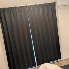 カーテン レース付き 丈200cm 防炎