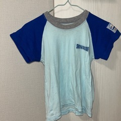 #子供服 #Tシャツ 新幹線 水色 青色 ラグラン