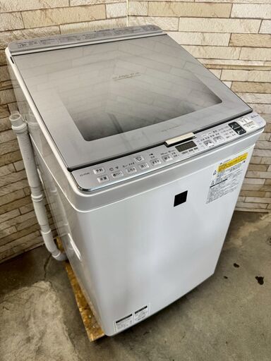 【美品】大阪送料無料★3か月保障付き★洗濯機★シャープ★8kg★2017年★ES-PX8B-S★IS-102