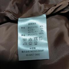冬用　ブラウンのコート 未使用 、引き取りのみの画像