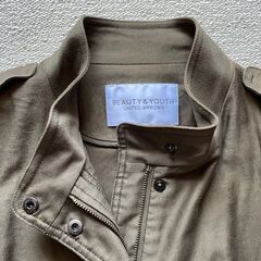 ★USED美品★BEAUTY & YOUTH ビューティ&ユース （ユナイテッドアローズ） レディースジャケット Mサイズ カーキの画像