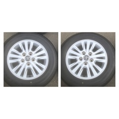 トヨタ純正 15インチ ホイール & ブリヂストンLUFT RV2 195 65 R15 4本セットの画像