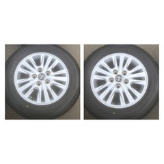トヨタ純正 15インチ ホイール & ブリヂストンLUFT RV2 195 65 R15 4本セットの画像