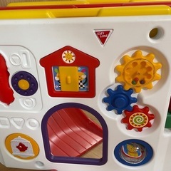 【美品】日本育児ミュージカルキッズランドデラックス　ベビーサークルの画像