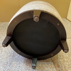 オットマン　スツール　ベージュの画像