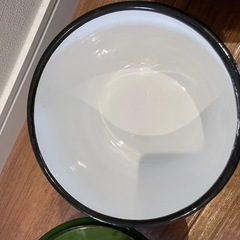 【お取引中】★アウトレット品★ 2個セット‼️ホーロー鍋　レトロの画像
