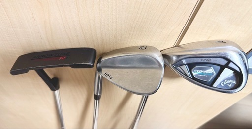 【ゴルフセット売り】AW・SW・パター／レフティ