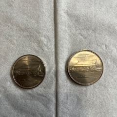 昭和天皇御在位60年記念500円白銅貨2点の画像