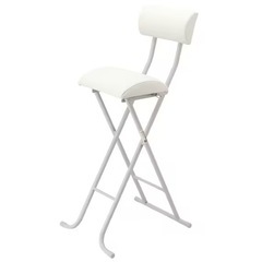 ニトリ　ハイチェア シャム WH ホワイトの画像