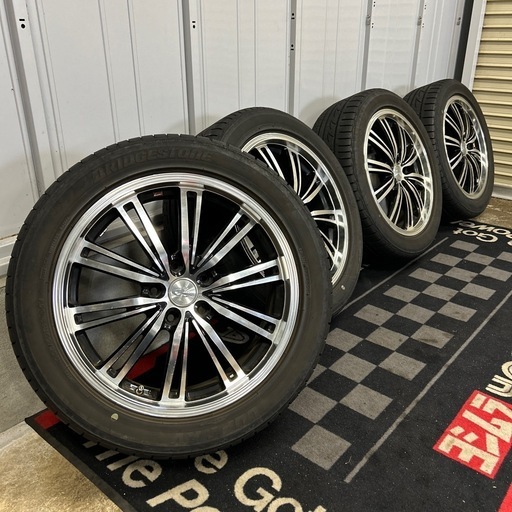 良品です　2020年製　ブリヂストン　225/50R18 エスティマ　C-HR　7部山　サマータイヤ　18インチ　レオニス