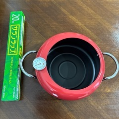 新品未使用　温度計付き天ぷら鍋