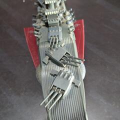 宇宙戦艦ヤマトの模型の画像
