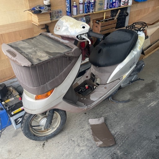 ホンダ　ディオチェスタ　エンジン始動確認済み　バッテリー要交換　書類あり