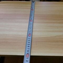 小型の脚折り畳みテーブル（USED品）の画像