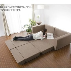 お譲り先決まりました★ソファーベッド　元値6万の画像